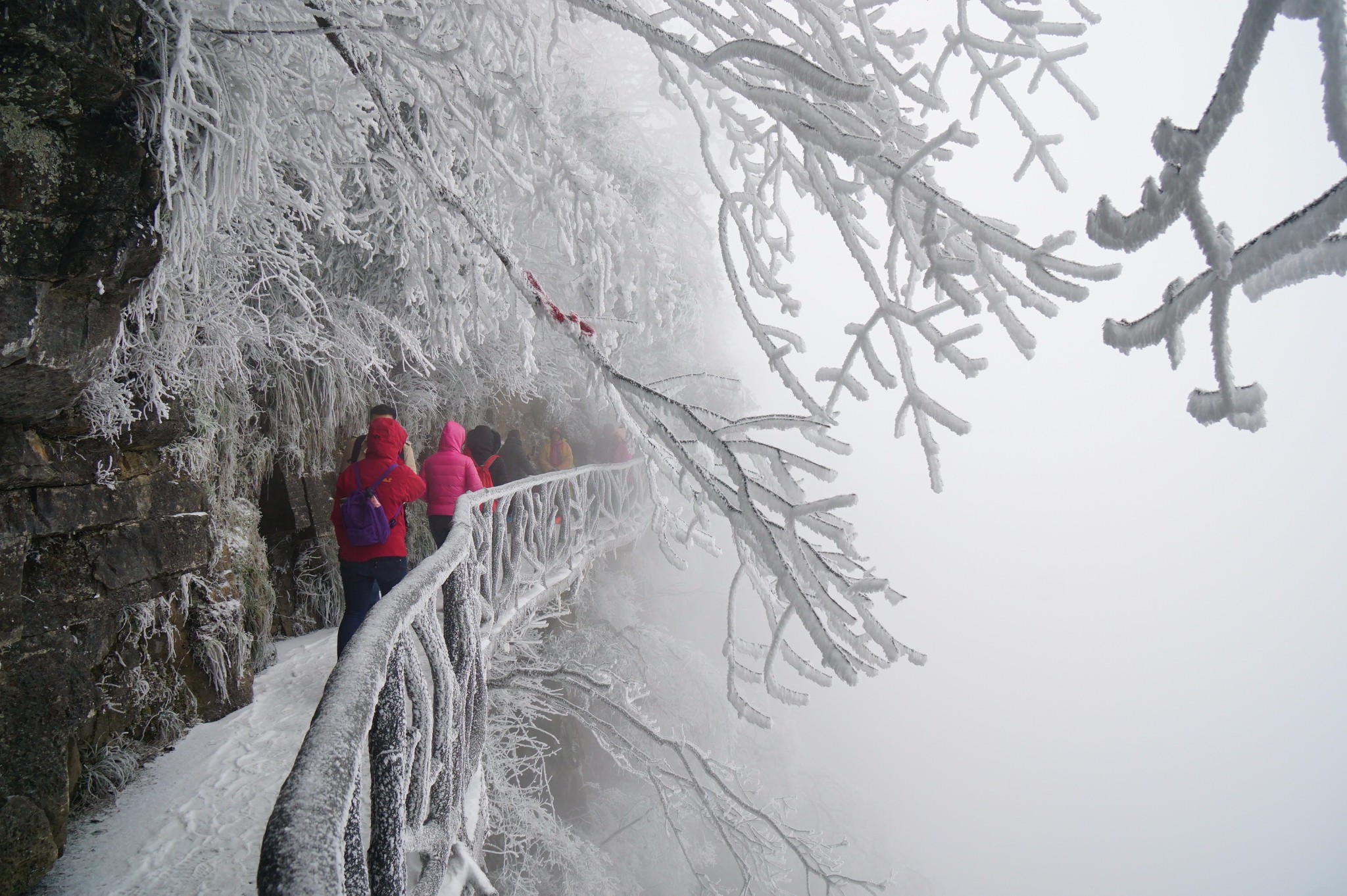 一起相约到张家界天门山看雪,张家界旅游攻略