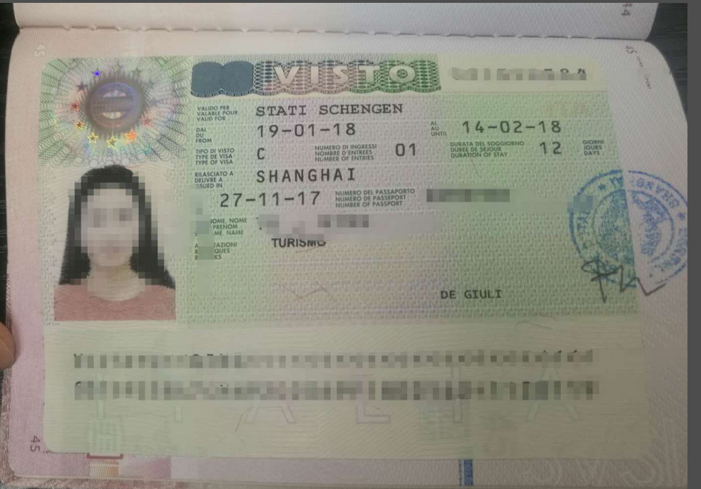 Ciao Italy (自送签证)