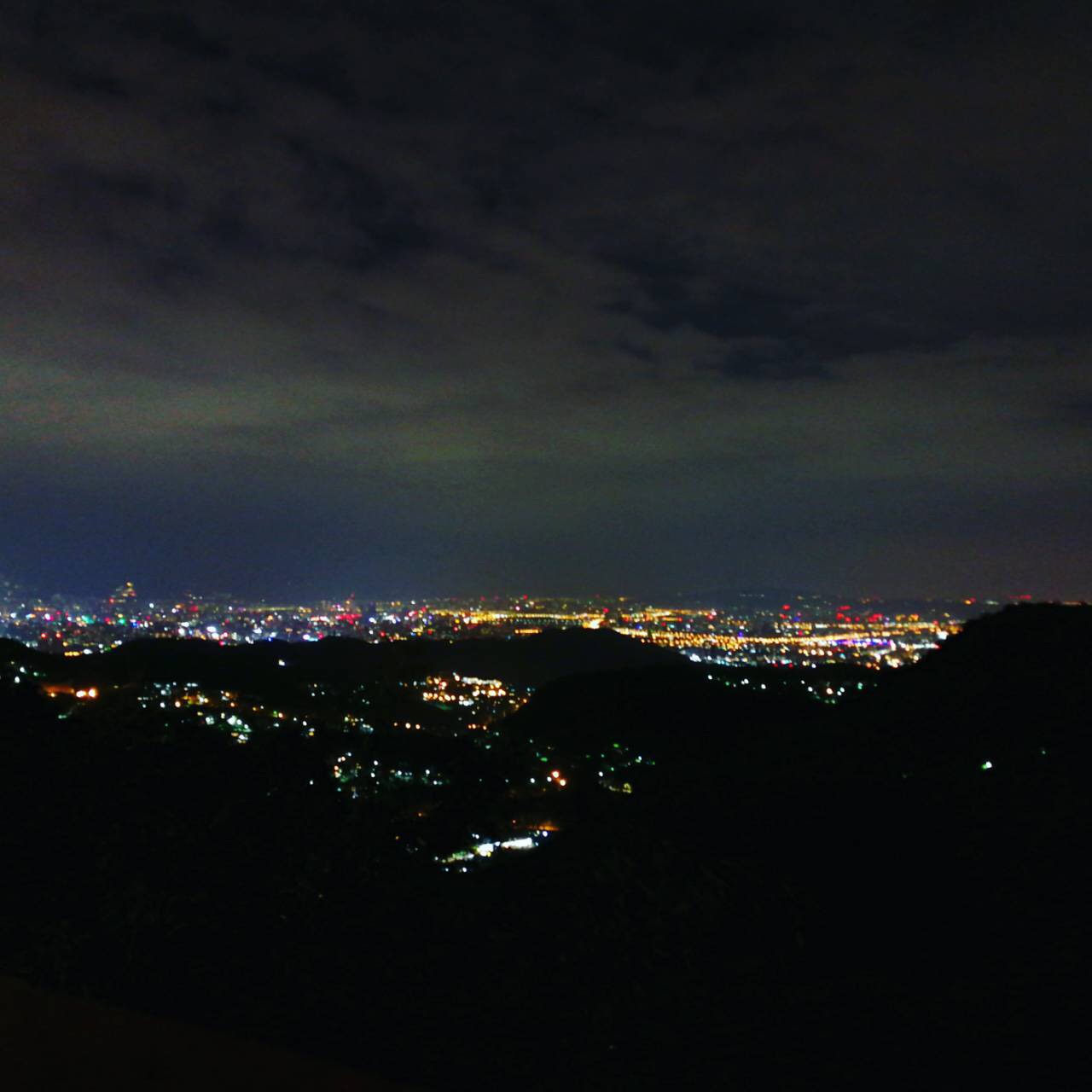 台北,故宫博物院 其他景点 阳明山夜景