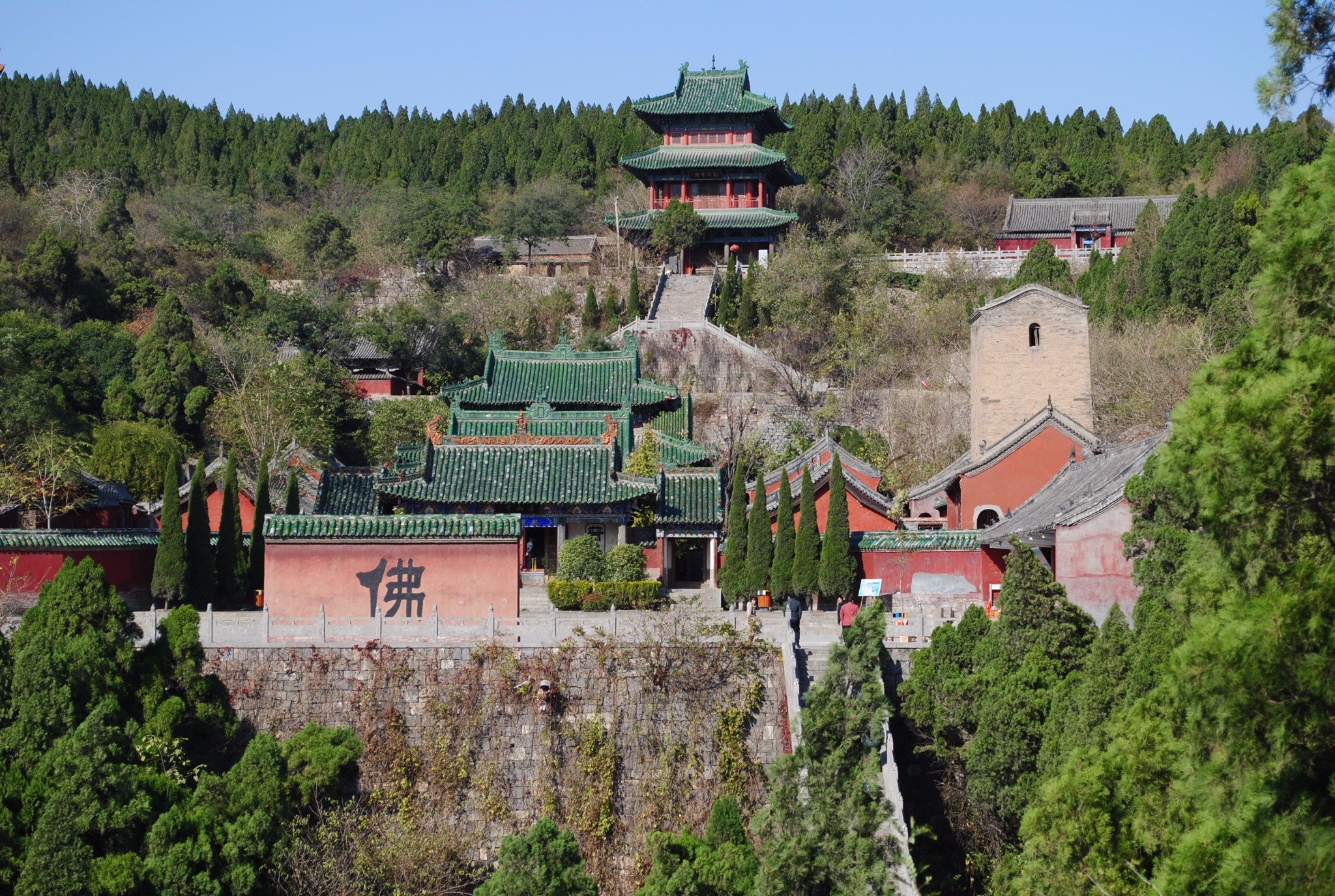 冬日游焦作月山寺