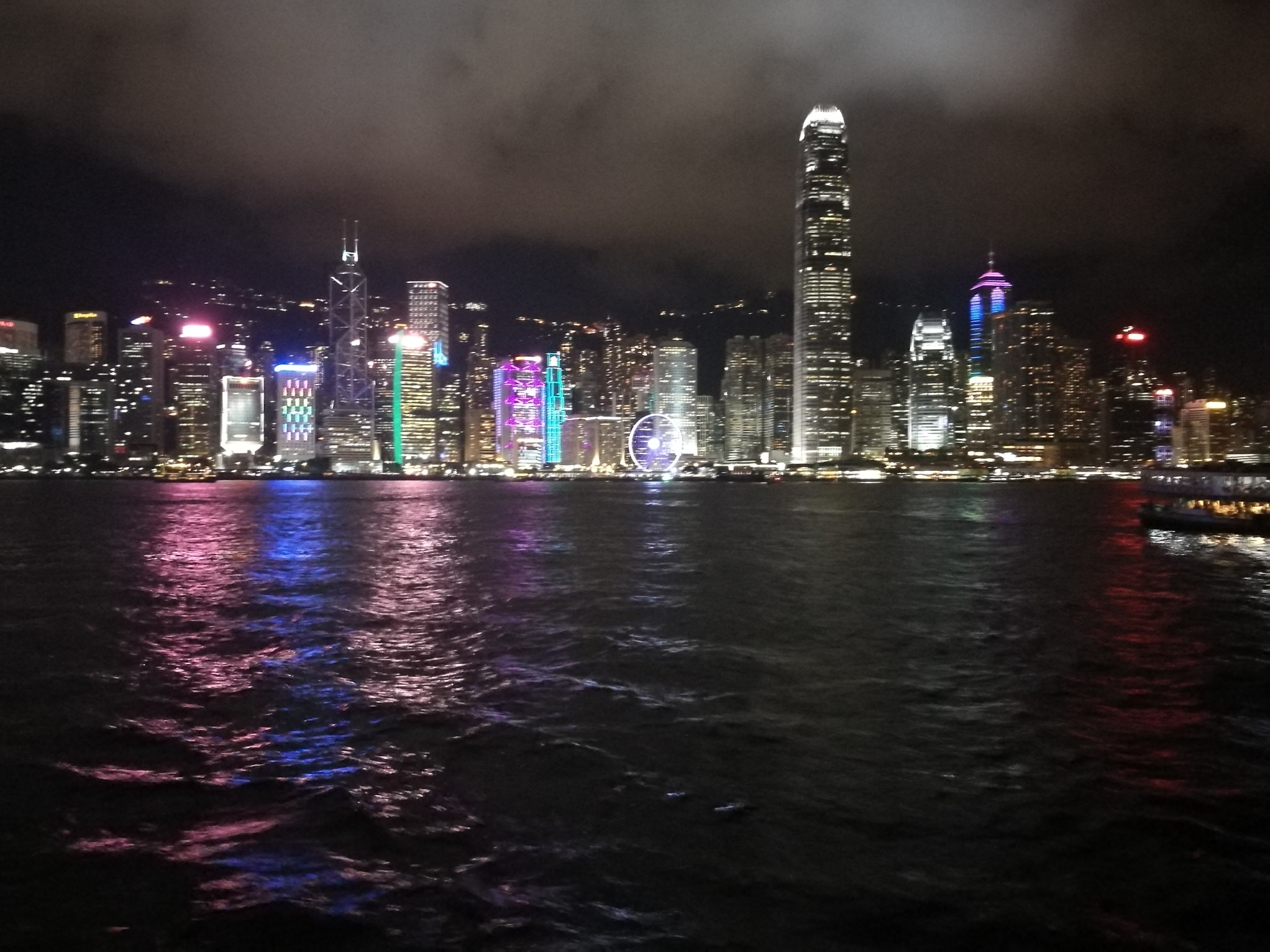 香港尖沙咀码头夜景