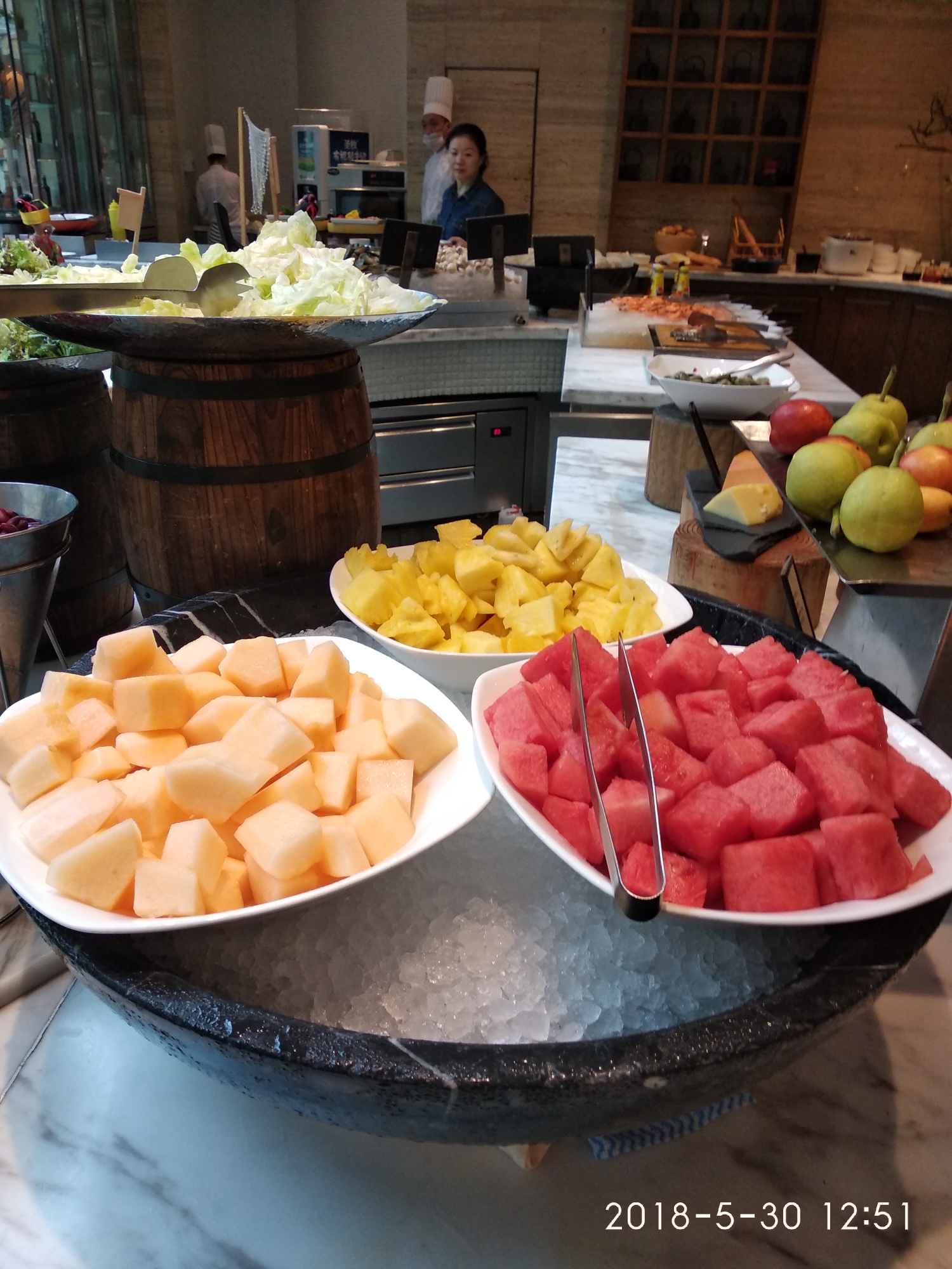 上海静安昆仑大酒店自助餐见闻