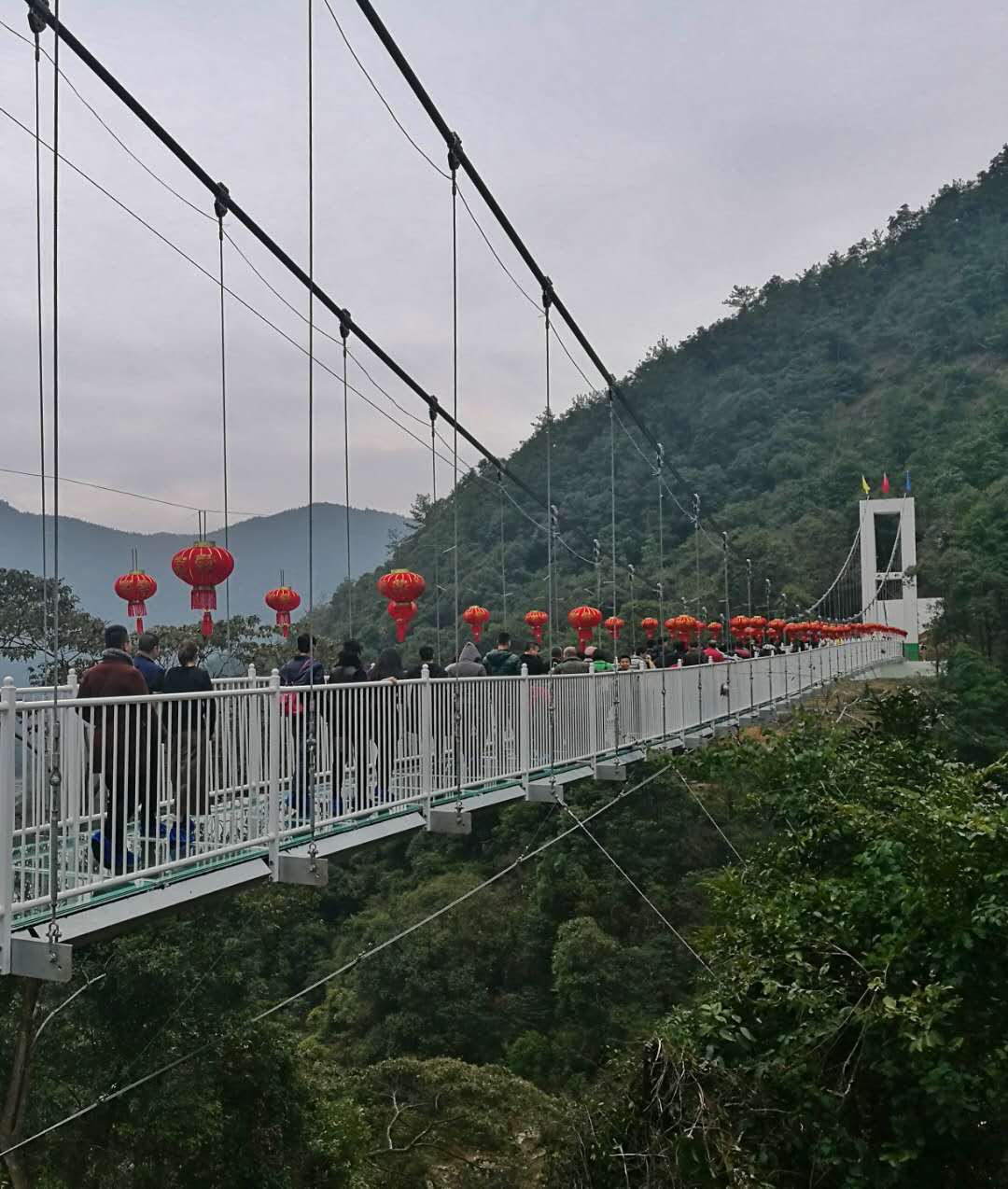 除了玻璃栈道九龙谷还有丛林飞越,丛林大冒险,攀岩等,这些照片是我们