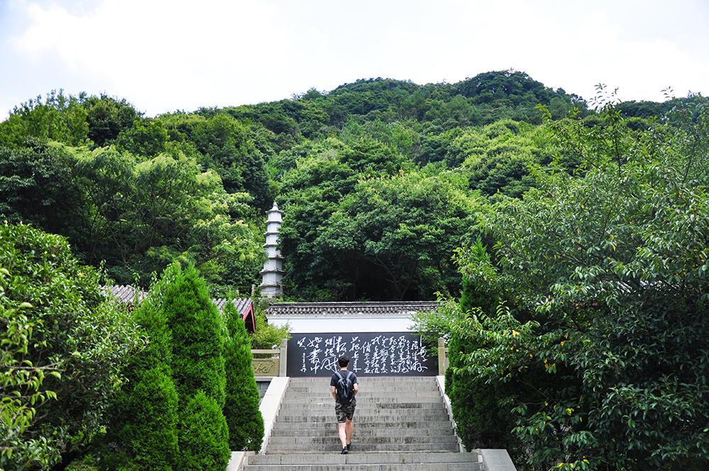 宁波北仑九峰山旅游区:青山,绿水,翠竹,钟声……这里尽有的.