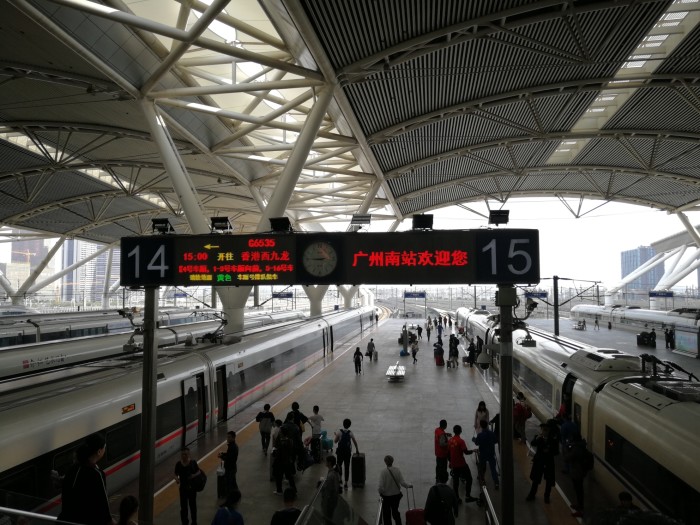 广州南站乘坐去香港西九龙的高铁检票口在哪里