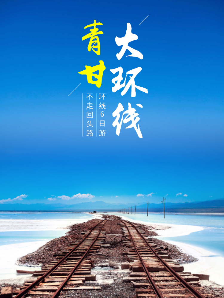 青海甘肃大环线包车拼车6日游48人小团西宁包车青海湖旅游包车茶卡