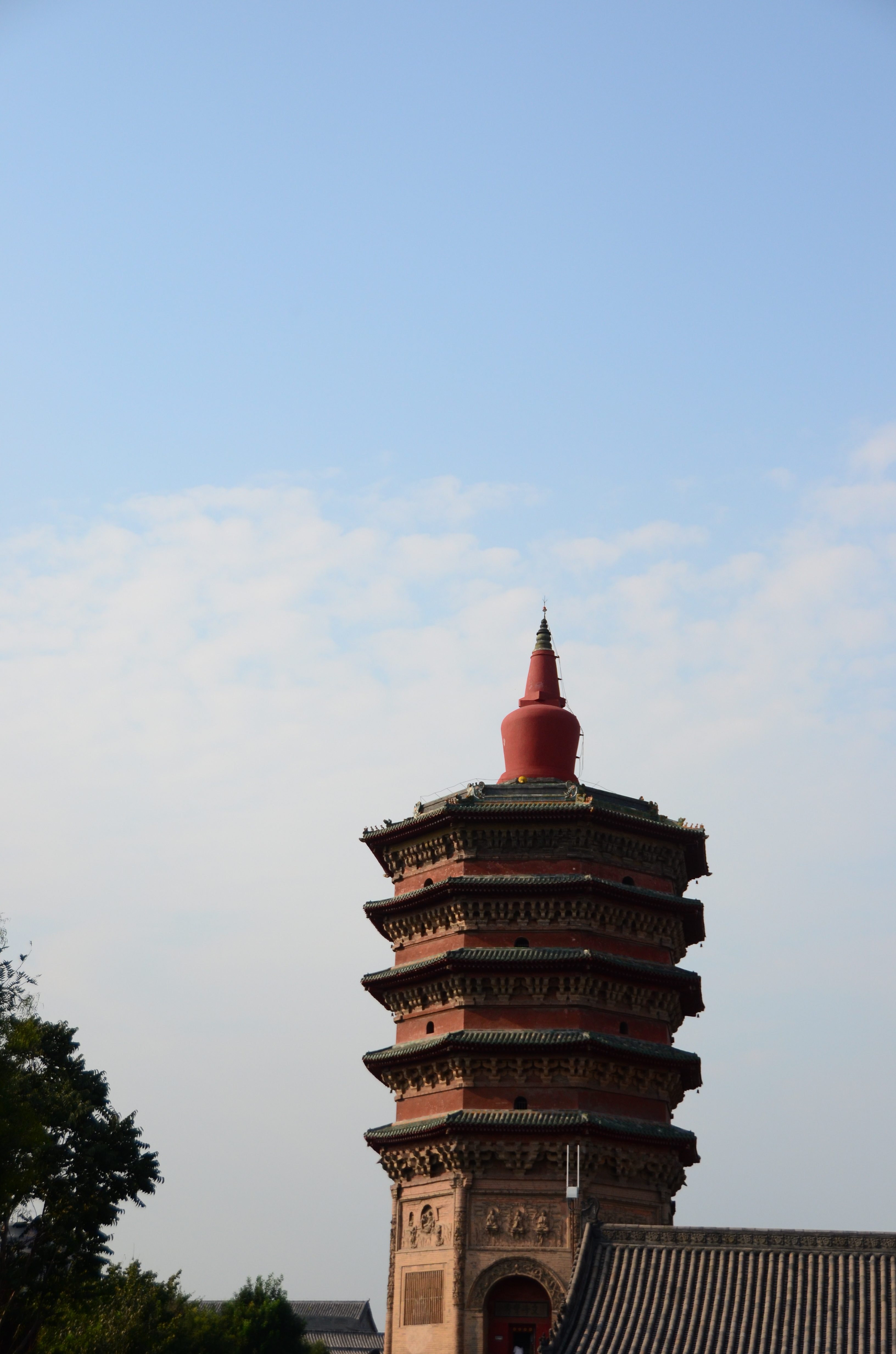 文峰塔,又叫天宁寺塔,安阳的标志.