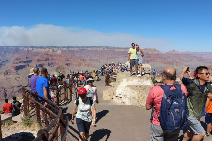 7月中旬美国大峡谷区域,洛杉矶区域的气温是多