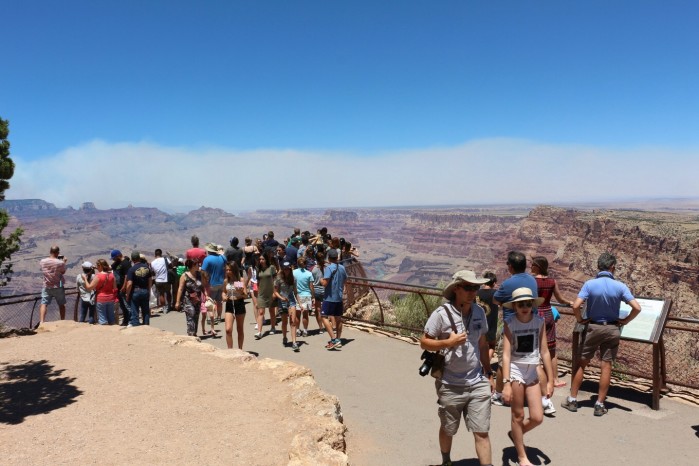 7月中旬美国大峡谷区域,洛杉矶区域的气温是多