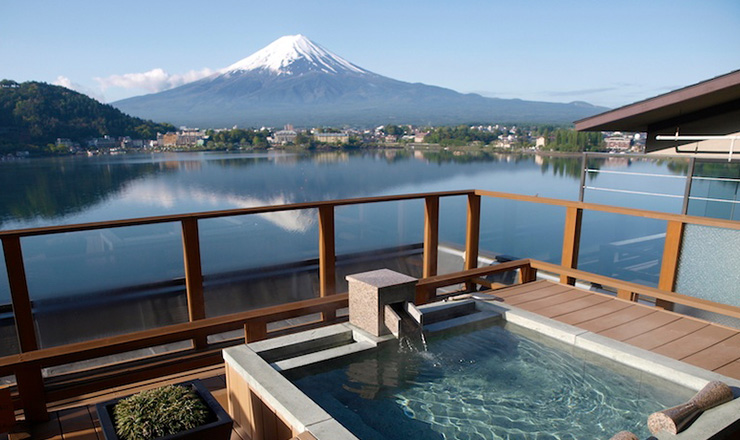 绝景日本富士山温泉6日定制游(app智能导游 富士山河口湖温泉 东京