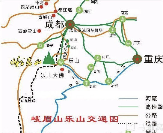 成都到乐山大佛的交通