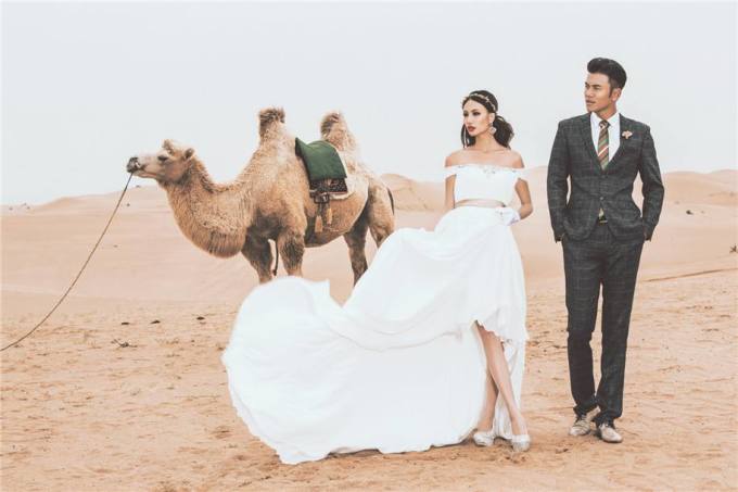 去沙漠拍婚纱_沙漠骆驼图片
