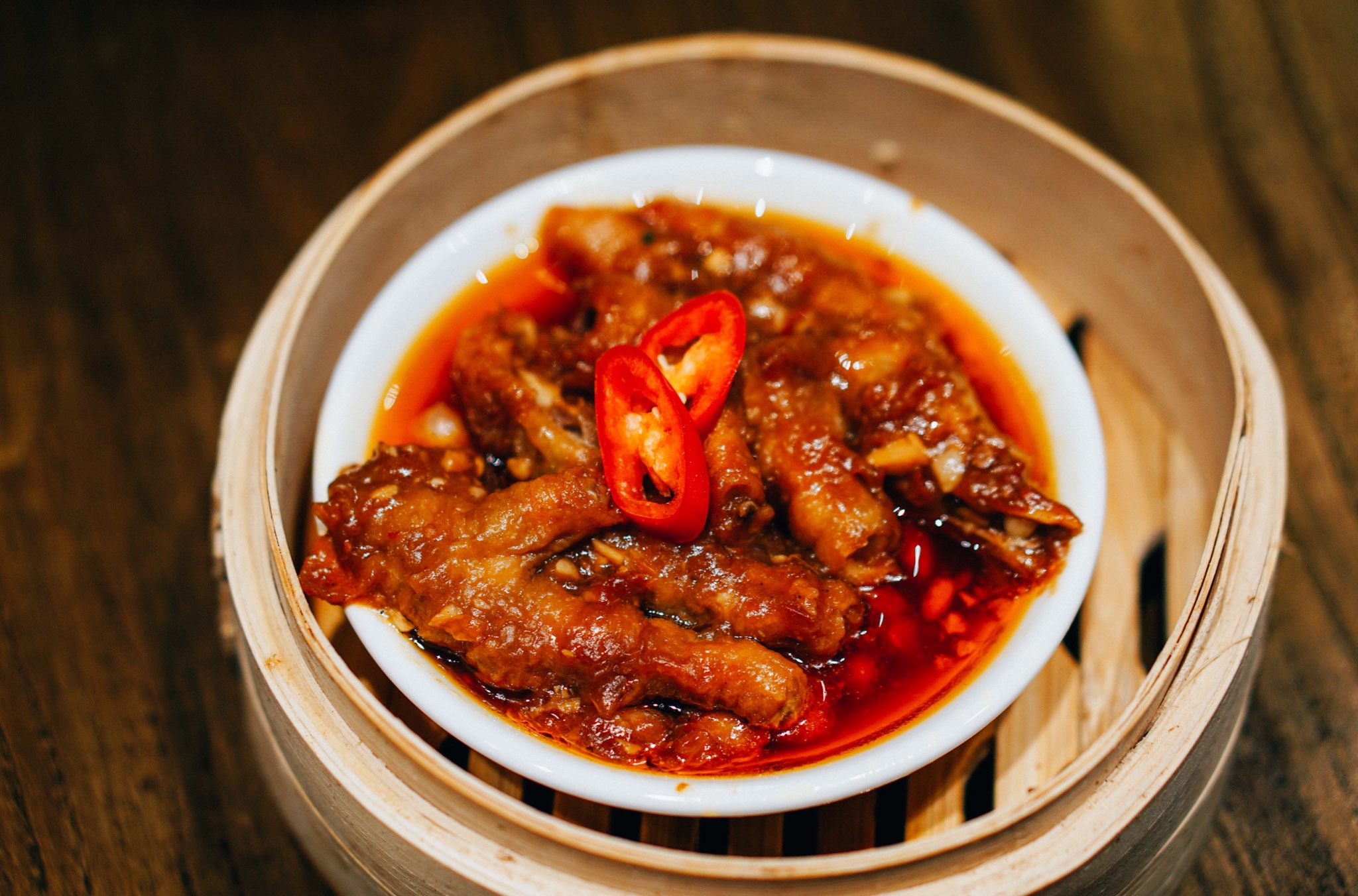 【豉汁蒸凤爪】凤爪的味道很好,蒸的很熟