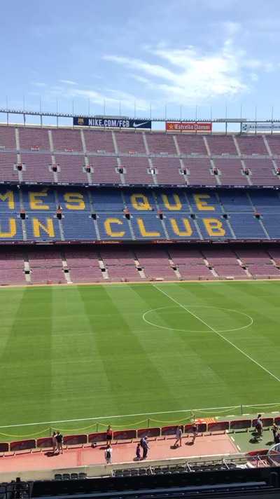 给你360°的巴萨主场诺坎普球场(得意小蜂)