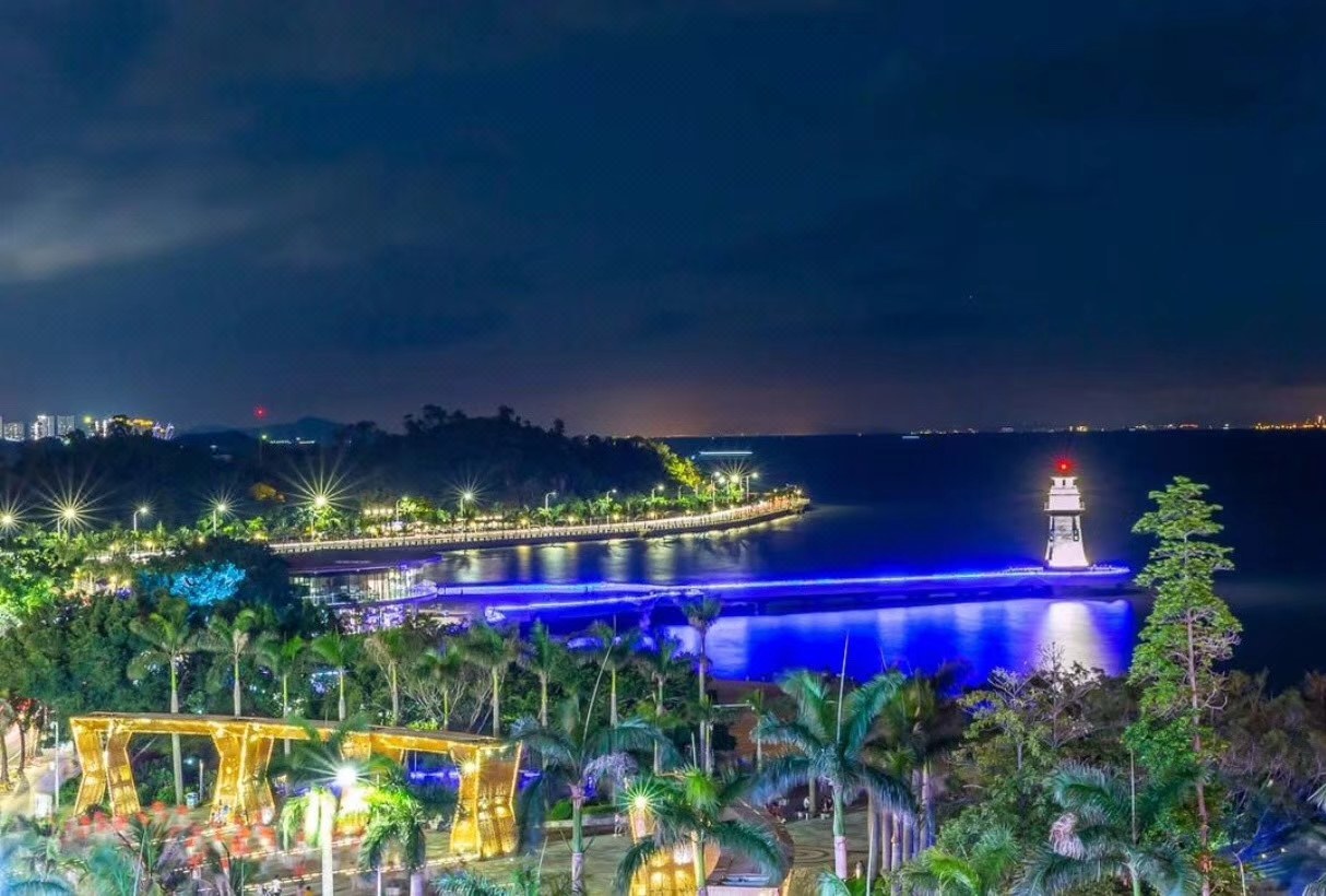 珠海海水中的椰子树公寓(珠海情侣路海滨浴场分店)