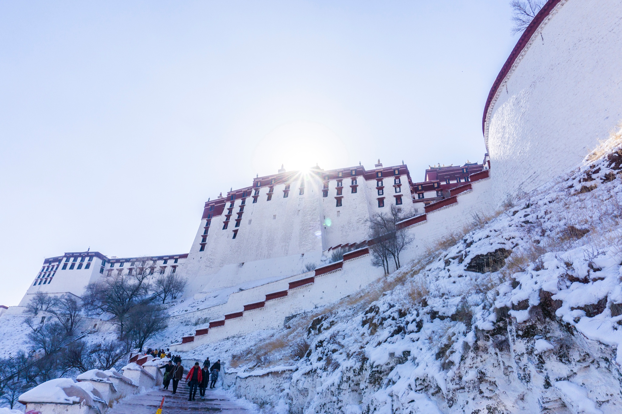 【首发】听说拉萨下雪,于是我来了_西藏游记_途牛