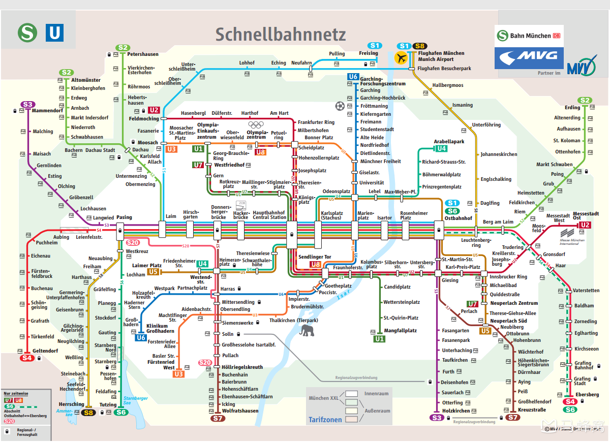 两个人,慕尼黑住3天,住在lochhamer strasse这里,请问去市中心玩买
