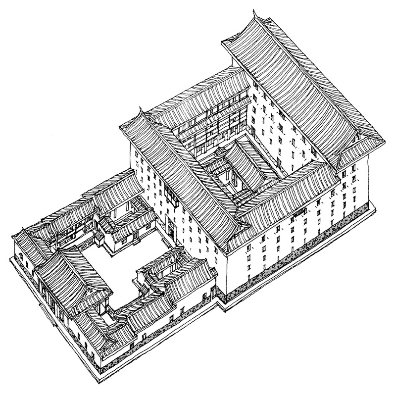 福建土楼结构设计图图片